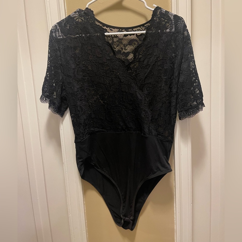 Black Lace Bodysuit